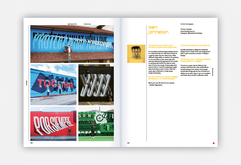 The World’s Best Typography, Typography 41